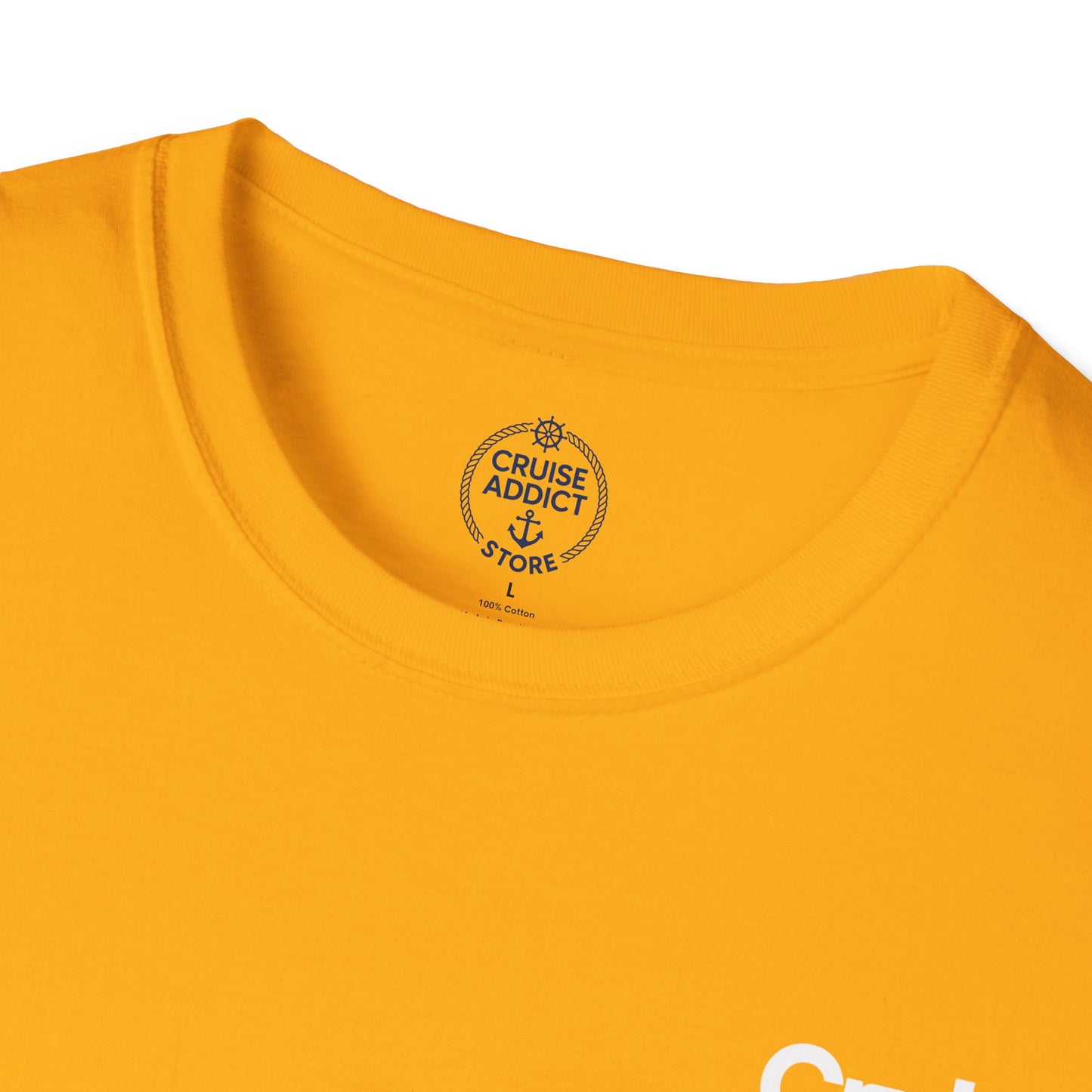 Cruise Addict Softstyle T-Shirt – 100% Ring-Spun Cotton, Lightweight Comfort, DTG Front & Back Print