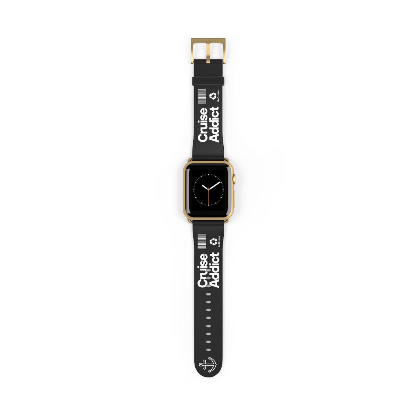 Cruise Addict Watch Band - Anchor Stripe Apple Watch Strap for Ocean Lovers | Summer Cruise & Beach Vibes Accessory