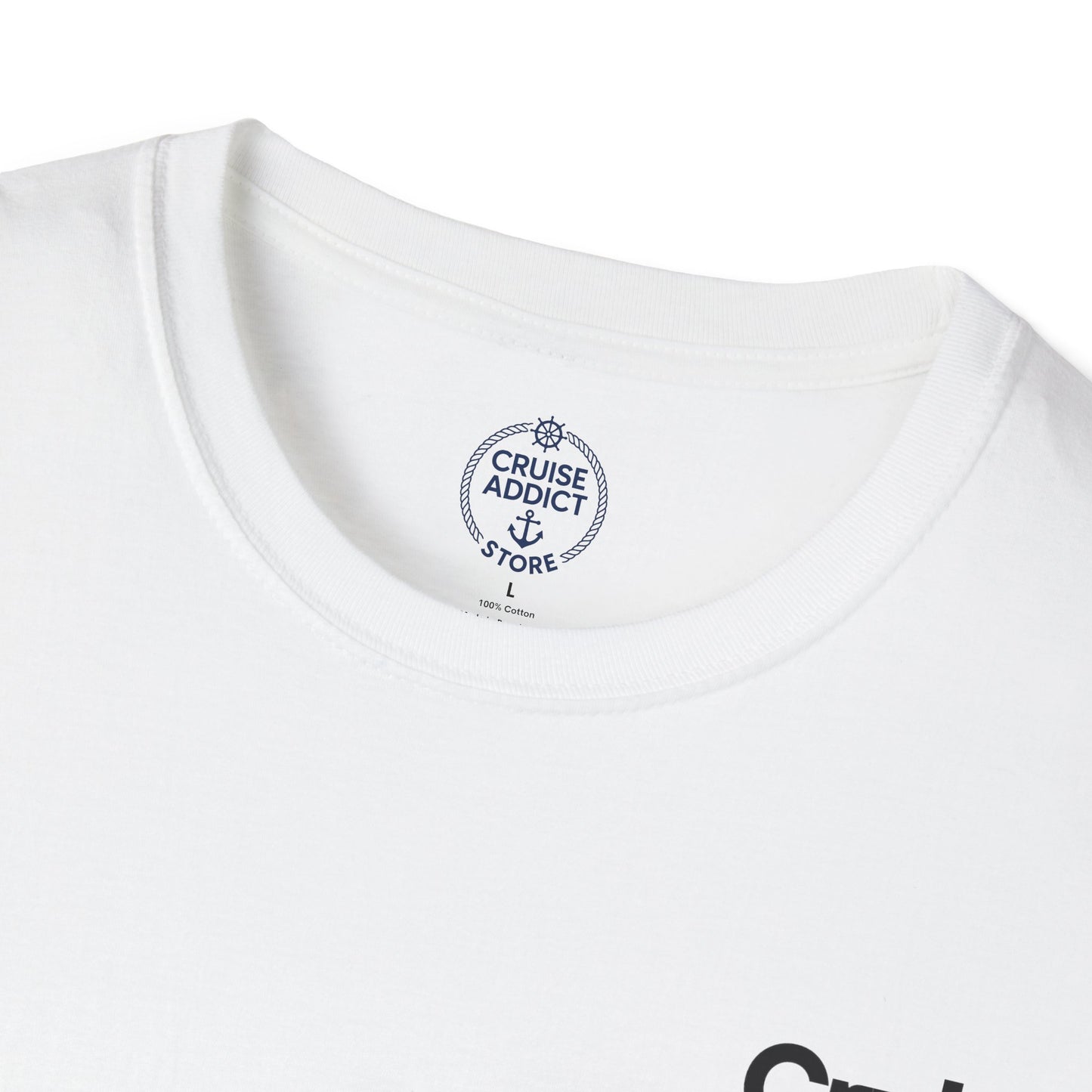 Cruise Addict Softstyle T-Shirt – 100% Ring-Spun Cotton, Lightweight Comfort, DTG Front & Back Print
