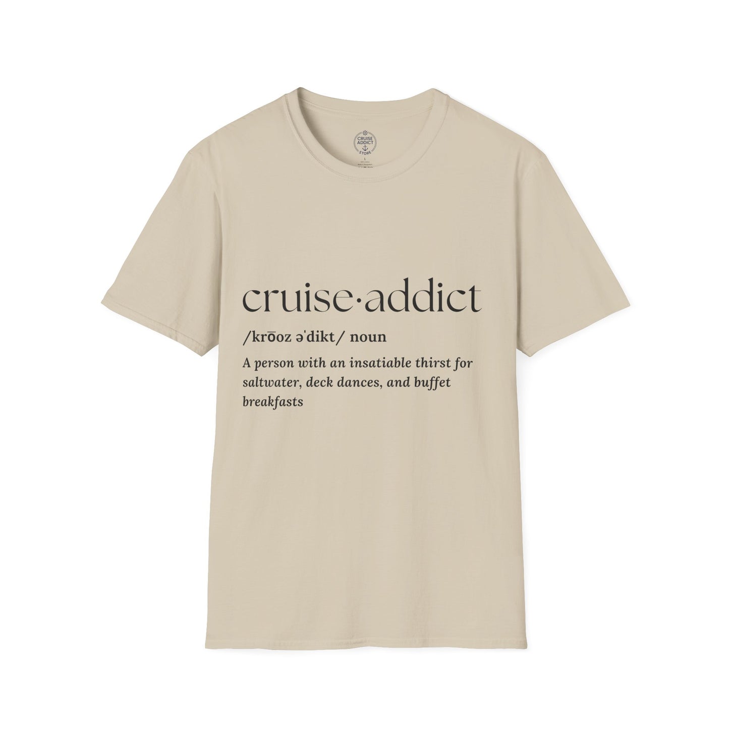 Cruise Addict Definition T-Shirt Unisex Softstyle Shirt