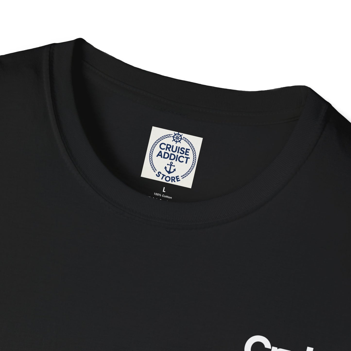Cruise Addict Softstyle T-Shirt – 100% Ring-Spun Cotton, Lightweight Comfort, DTG Front & Back Print