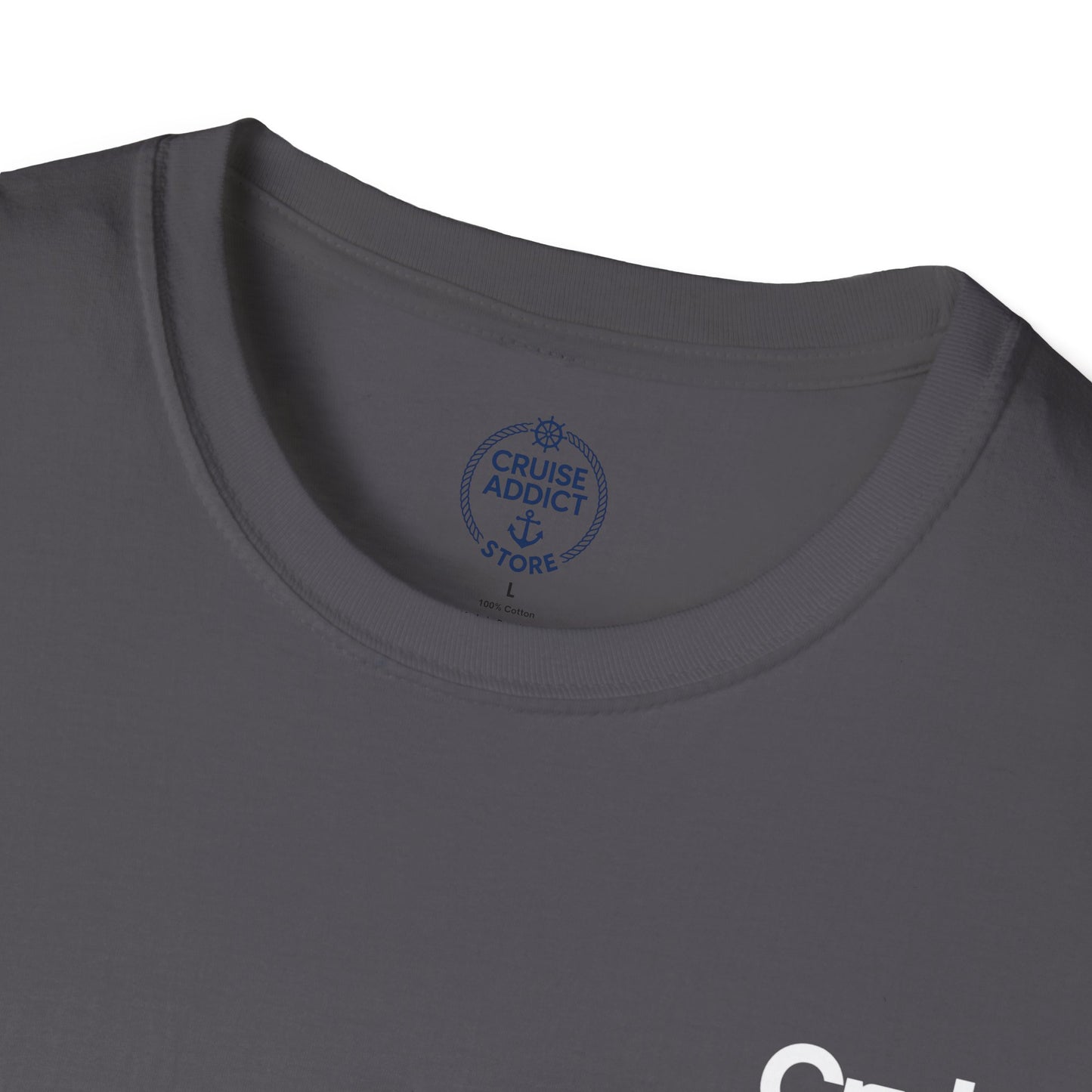 Cruise Addict Softstyle T-Shirt – 100% Ring-Spun Cotton, Lightweight Comfort, DTG Front & Back Print