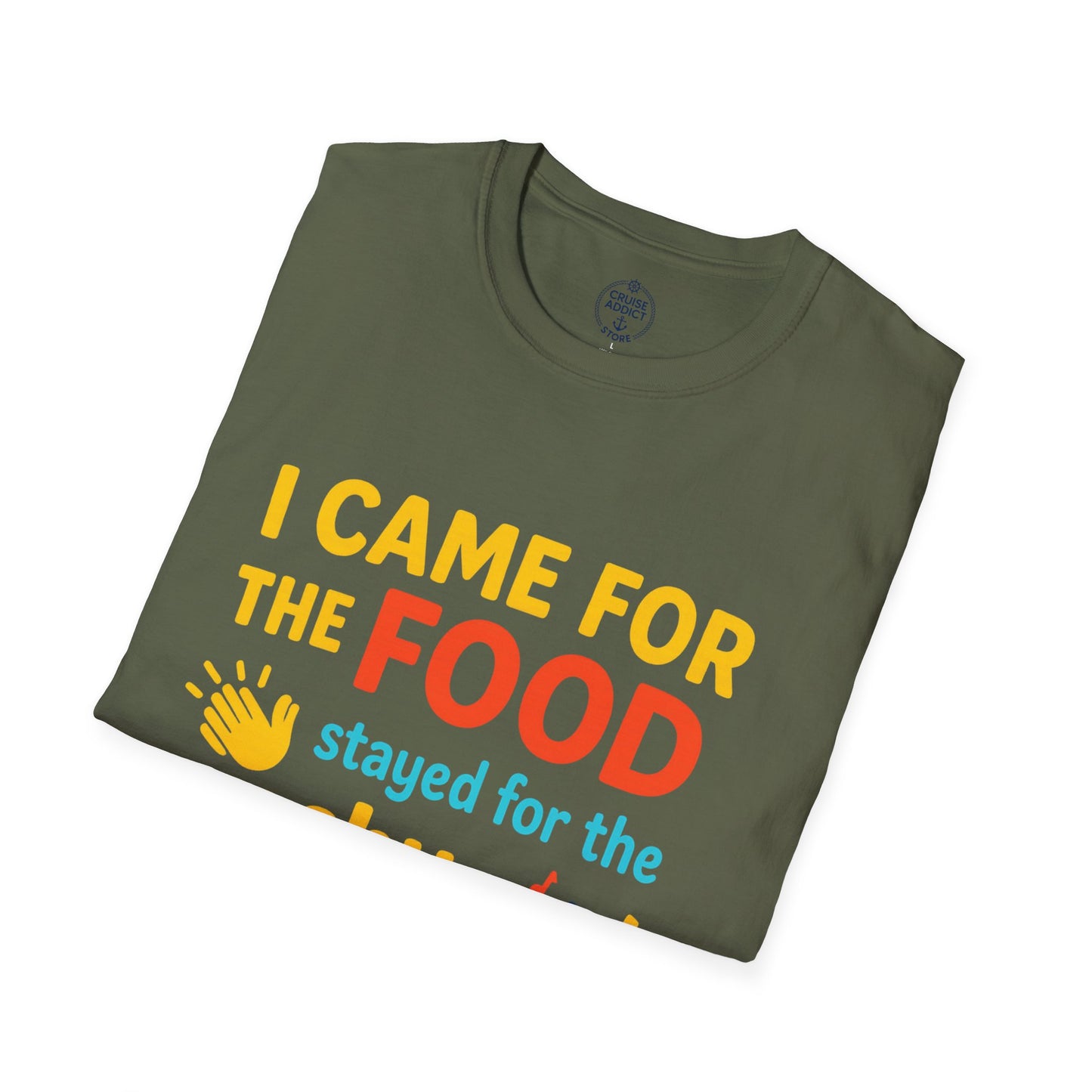 I Came for the Food Cruise T-Shirt | Funny Washy Washy Dance Tee