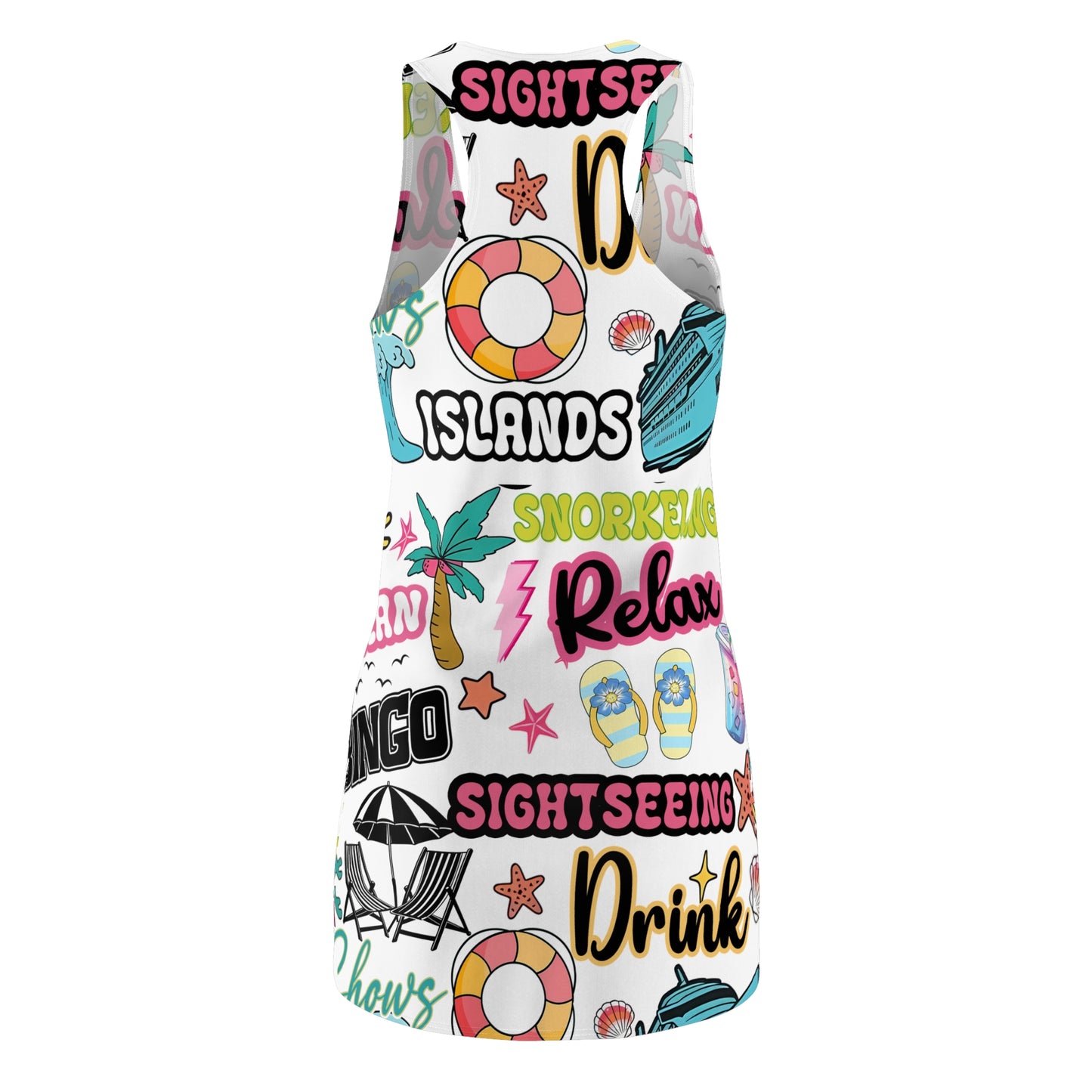 Tropical Vacation Racerback Dress