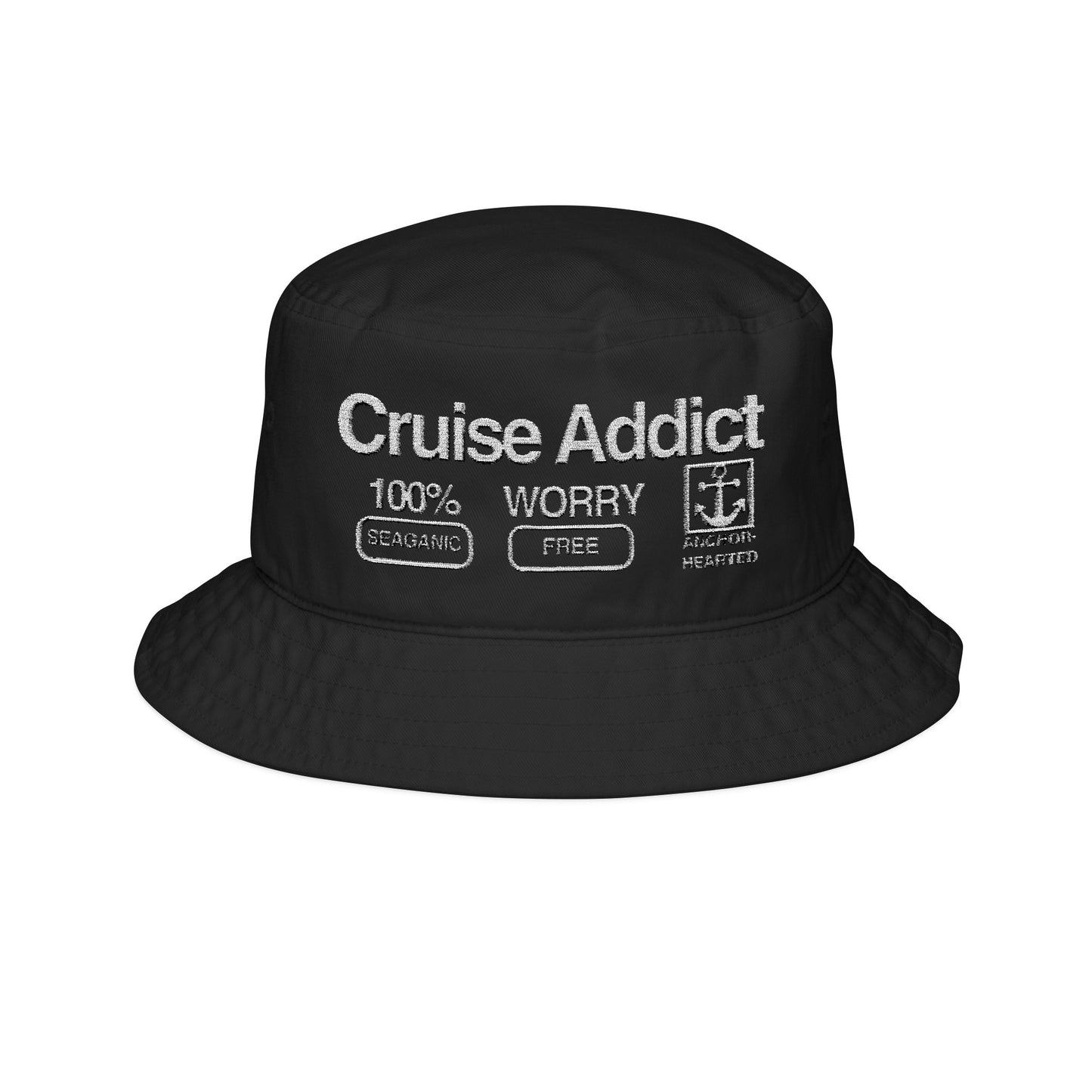 Cruise Addict Embroidered Bucket Hat