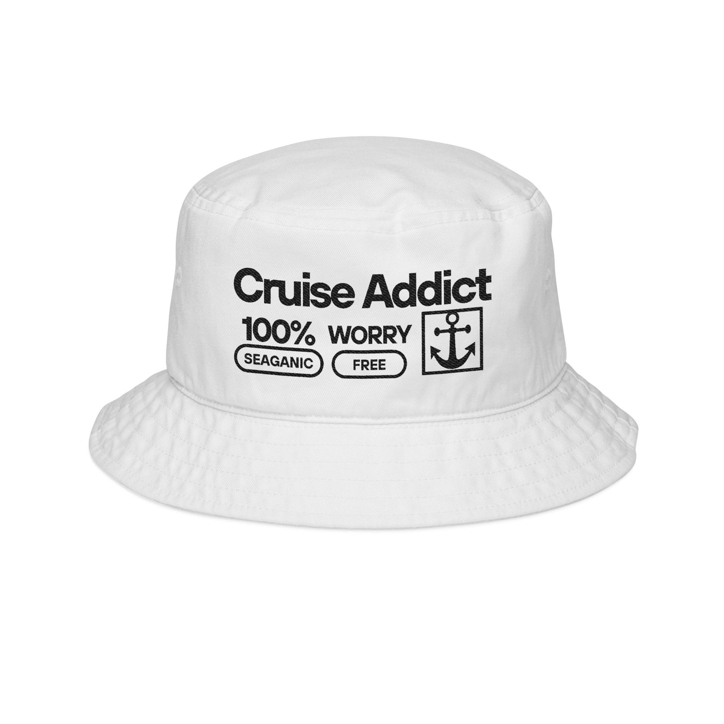 Cruise Addict Embroidered Bucket Hat