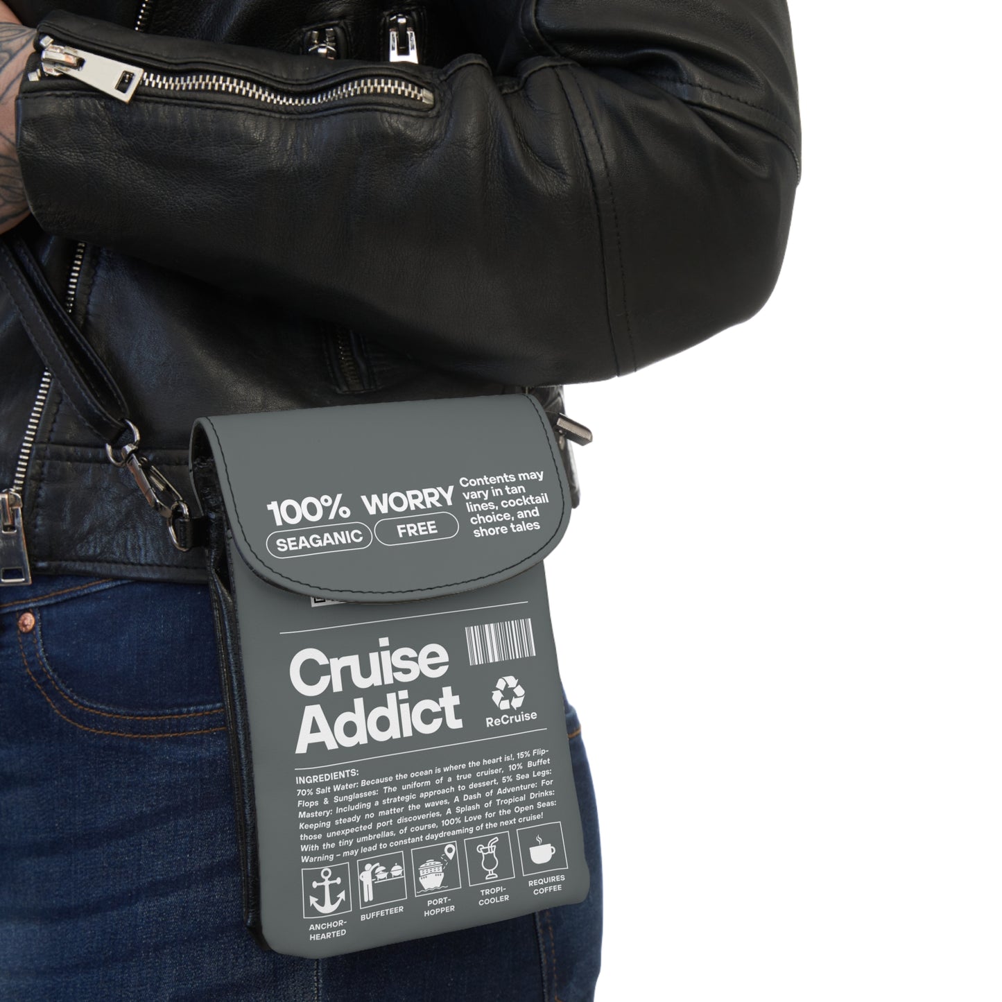 Cruise Addict Port Day Pouch – Crossbody Travel Wallet