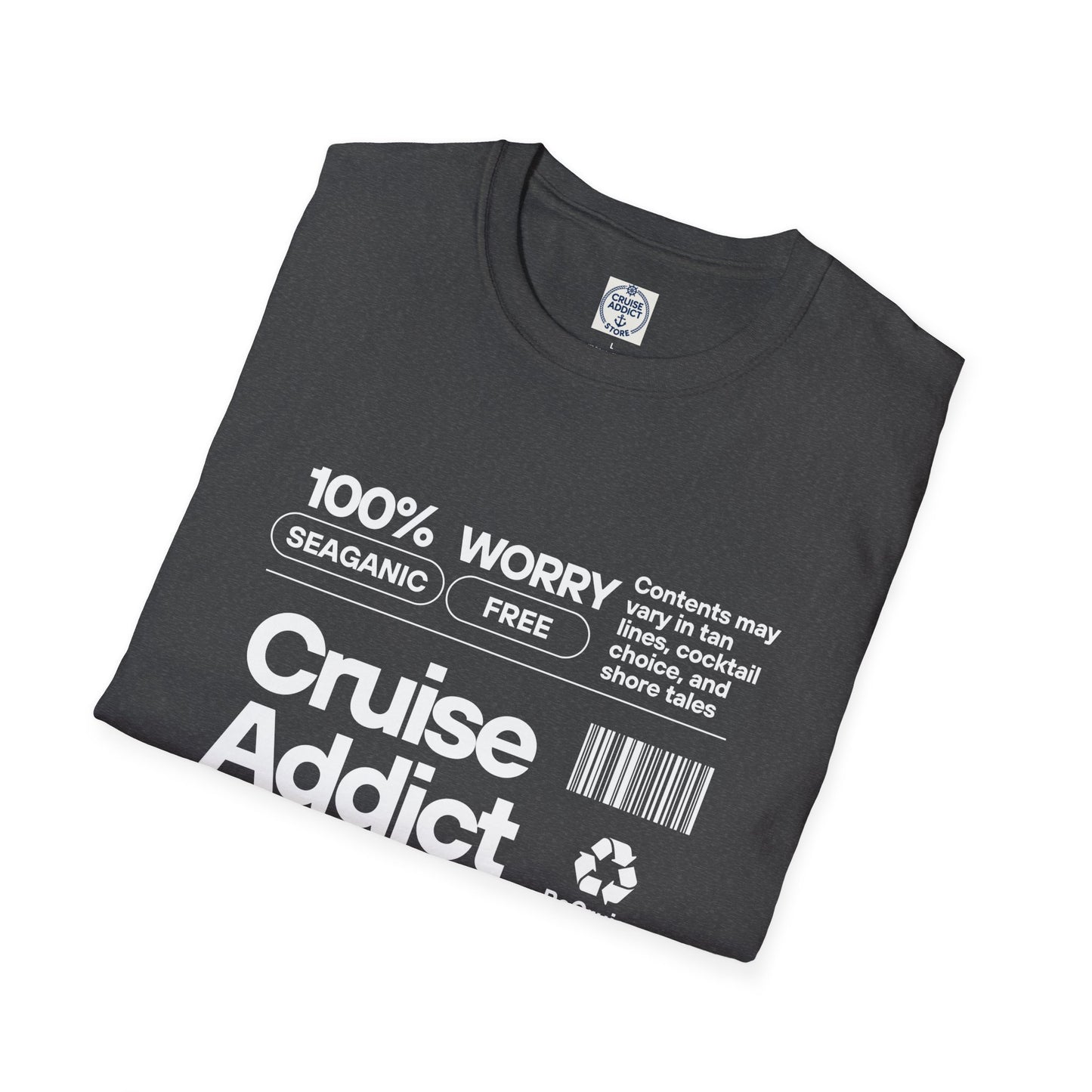 Cruise Addict Softstyle T-Shirt – 100% Ring-Spun Cotton, Lightweight Comfort, DTG Front Print