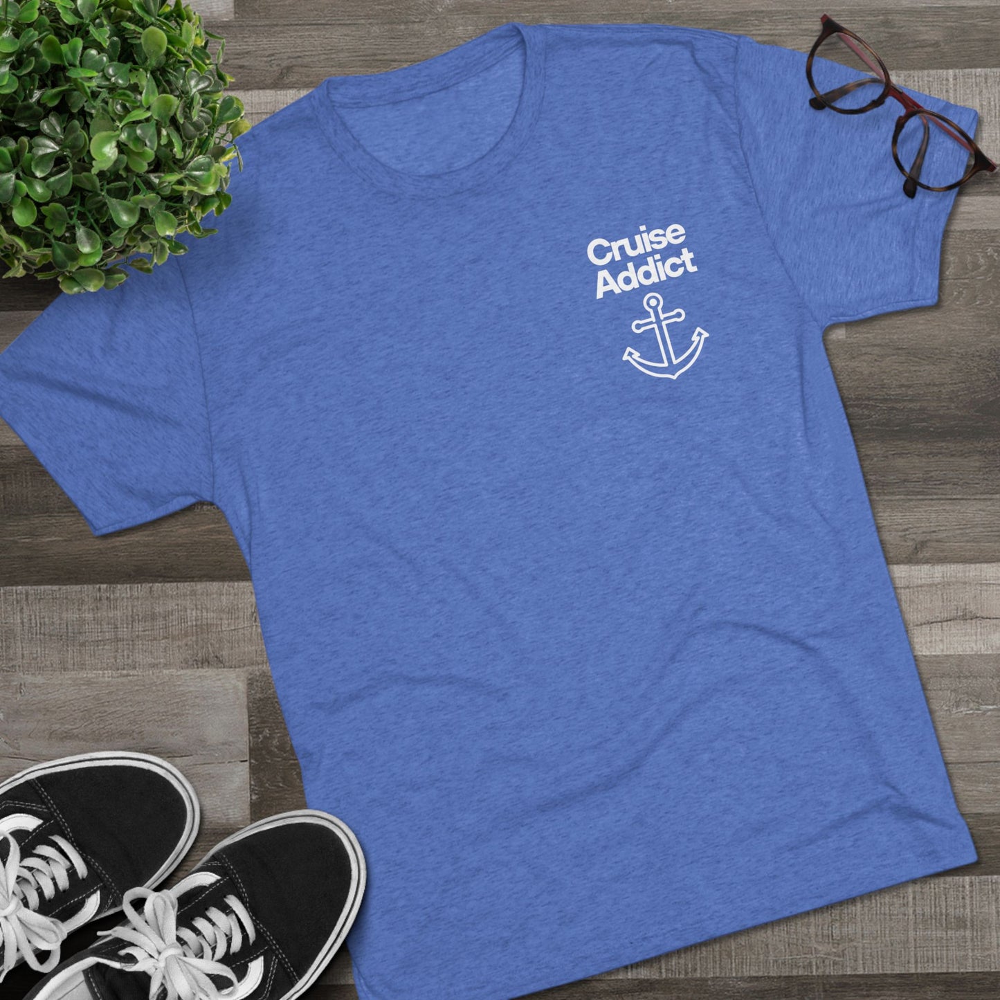 Cruise Addict Tri-Blend Tee – Ultra Soft, Durable Comfort with DTG Front & Back Print