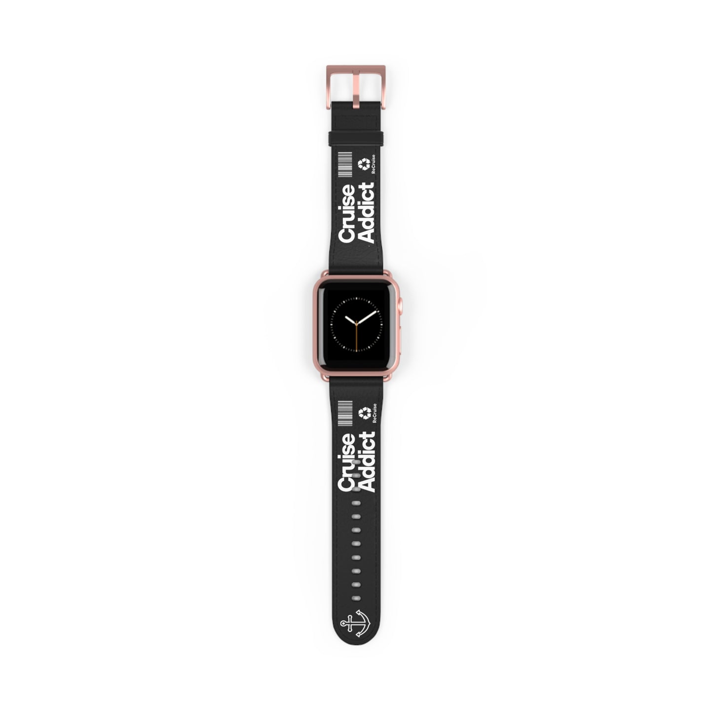 Cruise Addict Watch Band - Anchor Stripe Apple Watch Strap for Ocean Lovers | Summer Cruise & Beach Vibes Accessory