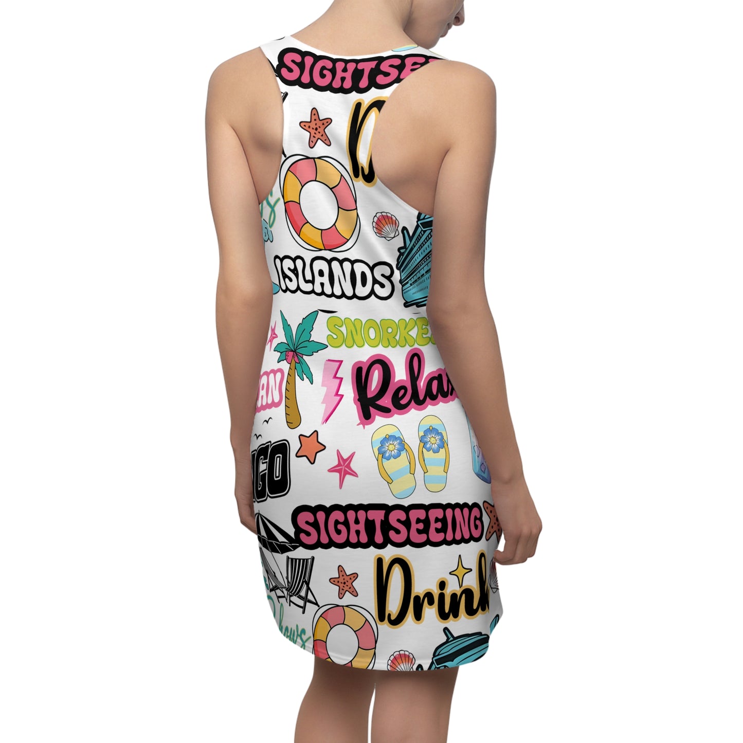 Tropical Vacation Racerback Dress