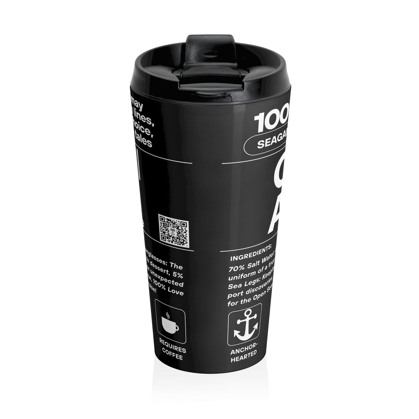Cruise Addict Travel Mug - Stainless Steel, 15 oz, Insulated, Perfect for Coffee & Tea Lovers