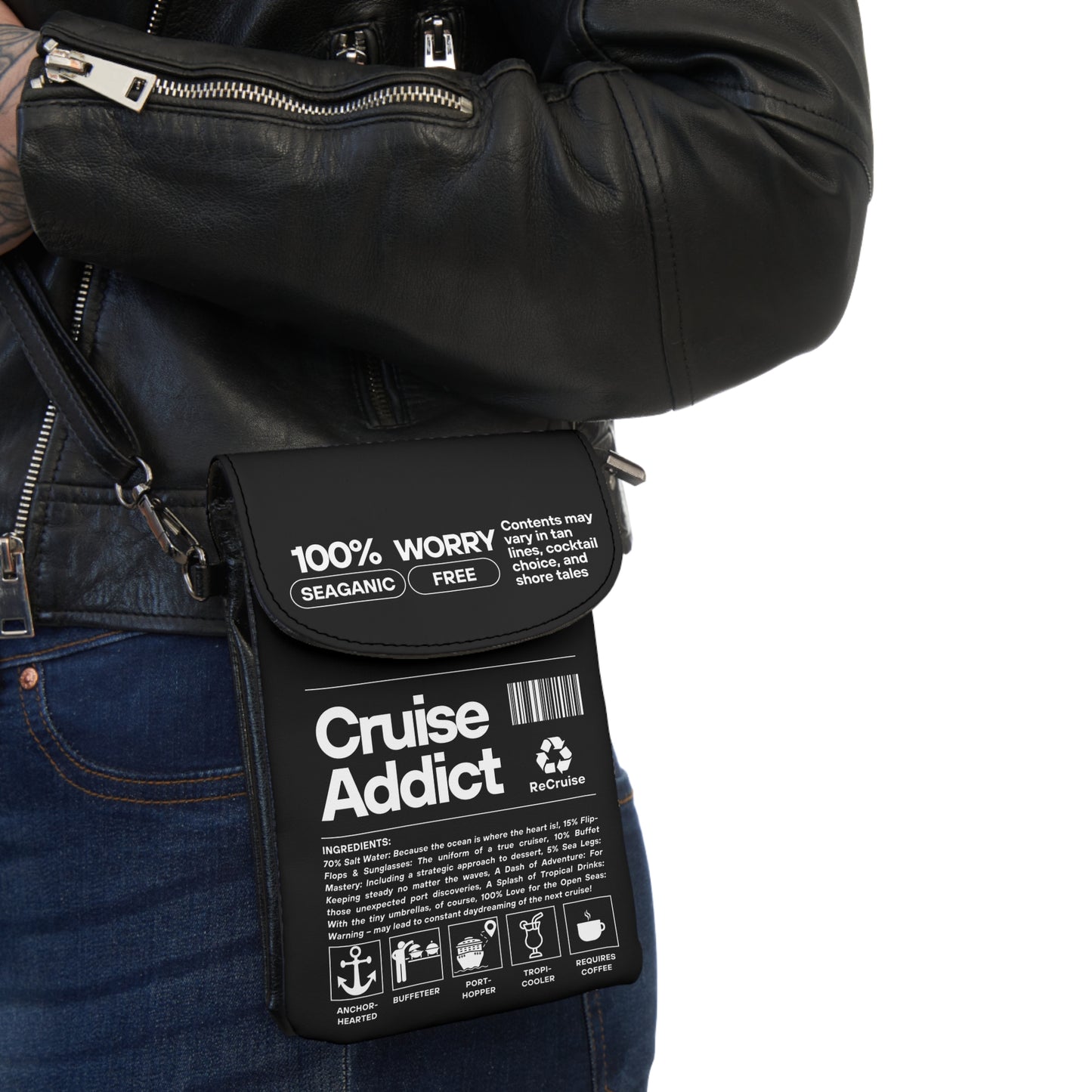 Cruise Addict Port Day Pouch – Crossbody Travel Wallet