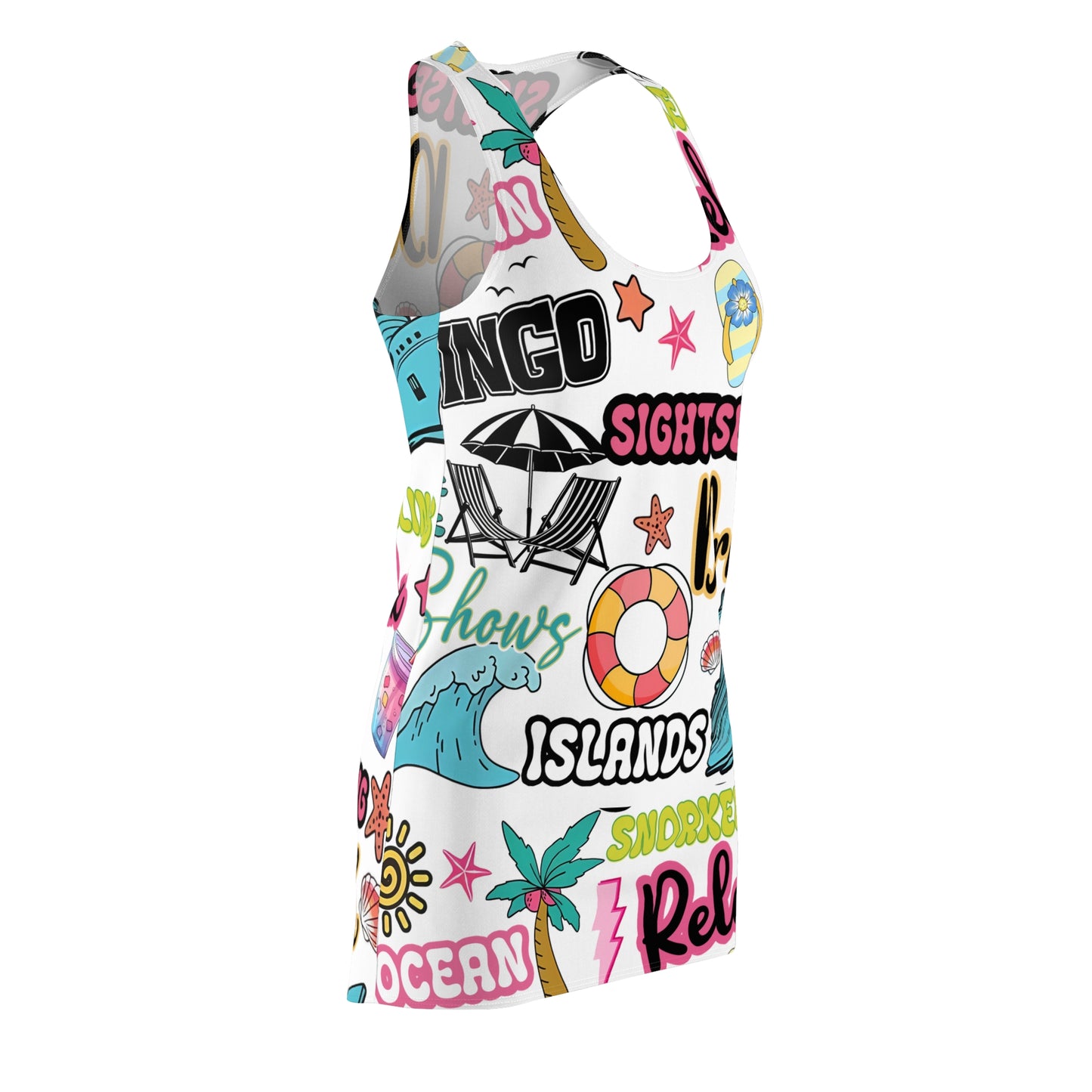 Tropical Vacation Racerback Dress