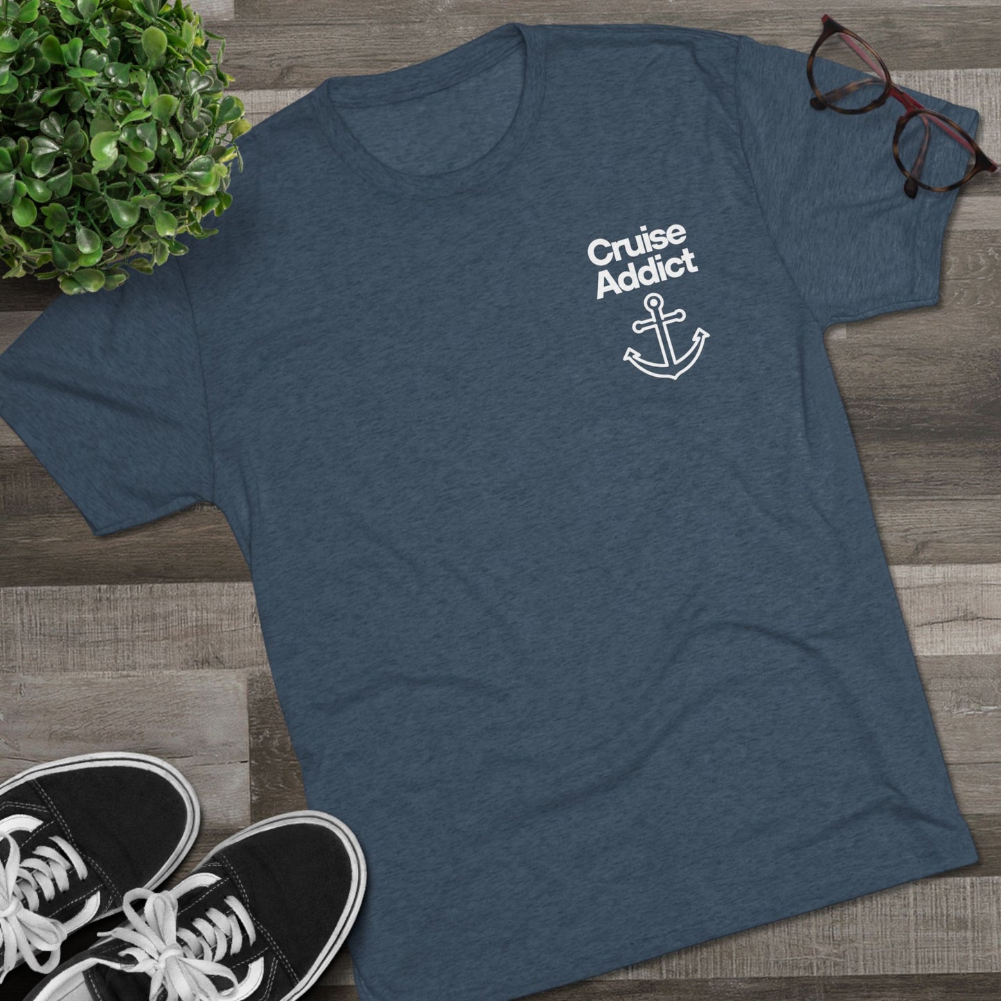 Cruise Addict Tri-Blend Tee – Ultra Soft, Durable Comfort with DTG Front & Back Print