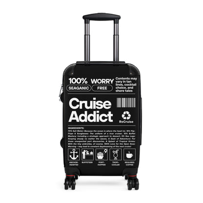 Cruise Addict Luggage, Travel Suitcase for Cruise Lovers