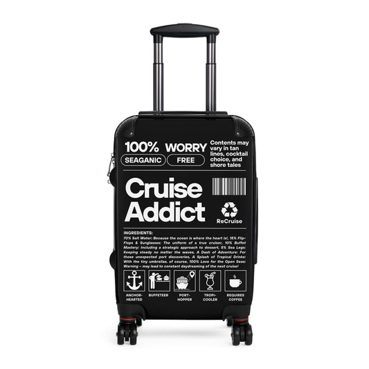 Cruise Addict Luggage, Travel Suitcase for Cruise Lovers