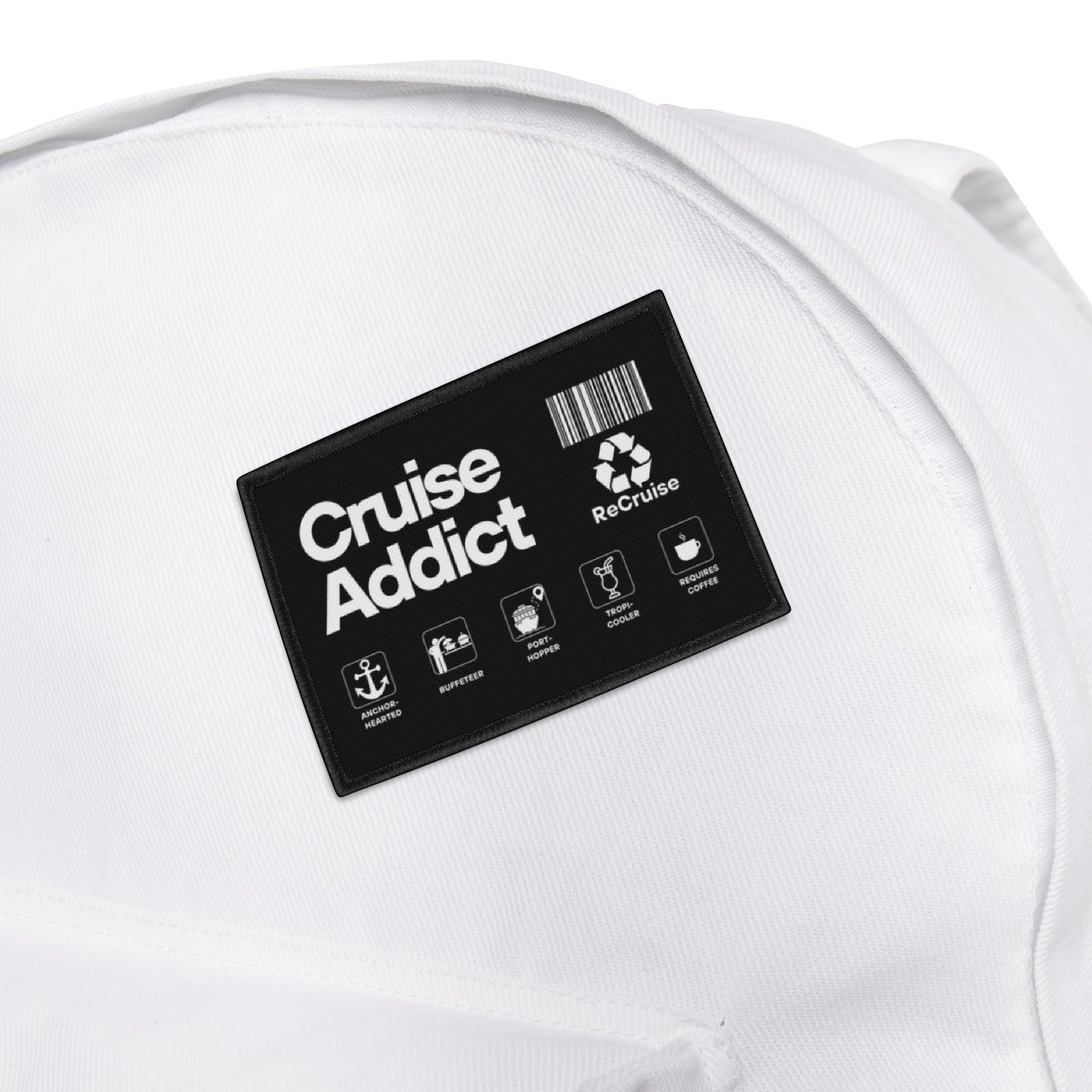 Cruise Addict Iron-On Patch - 3.5" × 2.5" (Rectangle)