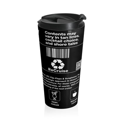 Cruise Addict Travel Mug - Stainless Steel, 15 oz, Insulated, Perfect for Coffee & Tea Lovers