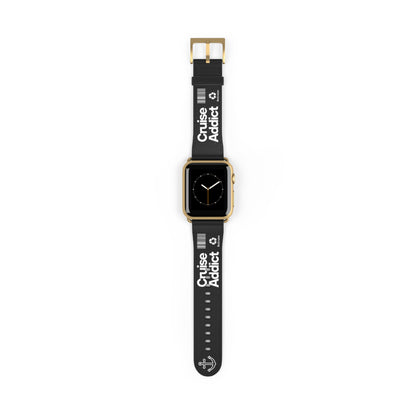 Cruise Addict Watch Band - Anchor Stripe Apple Watch Strap for Ocean Lovers | Summer Cruise & Beach Vibes Accessory