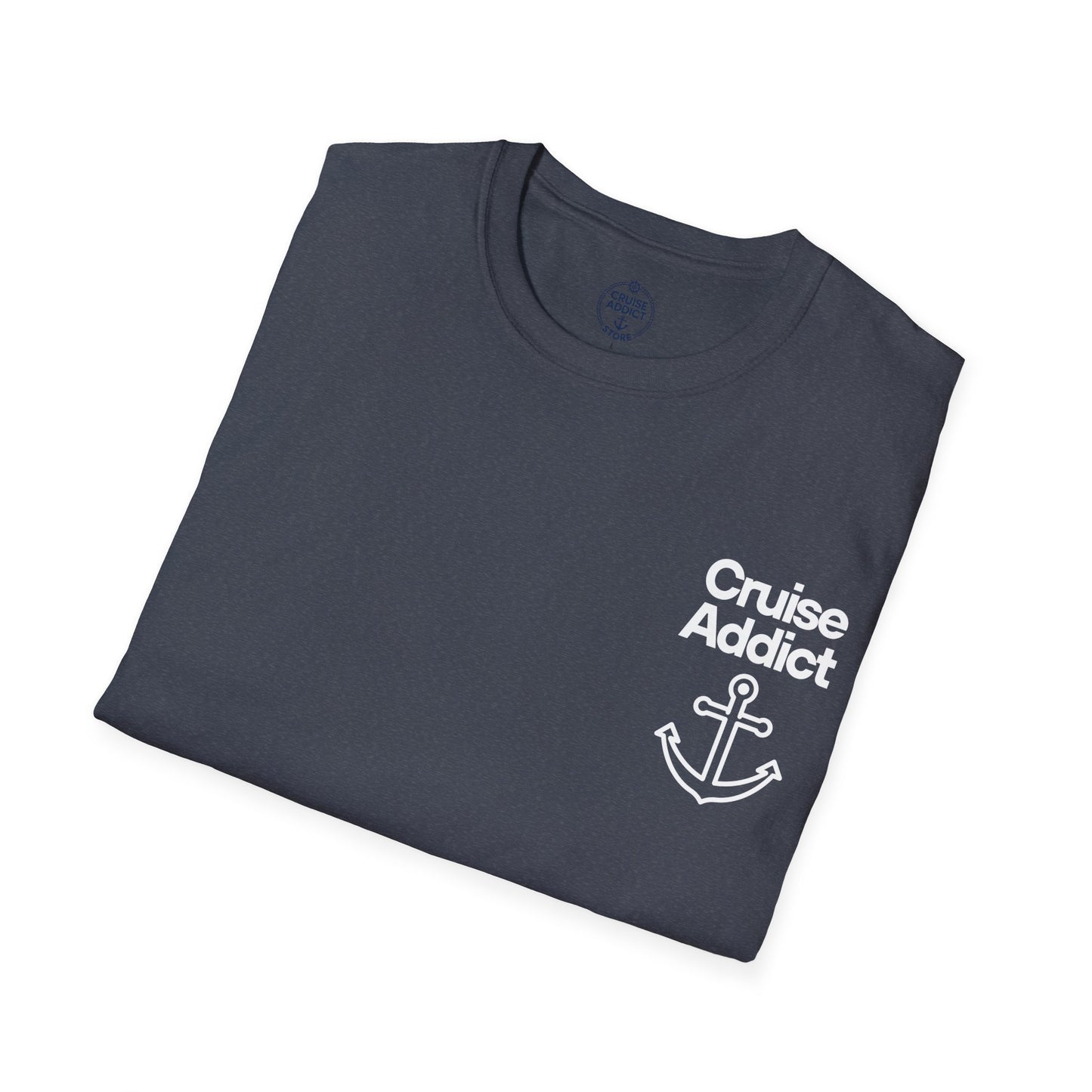 Cruise Addict Softstyle T-Shirt – 100% Ring-Spun Cotton, Lightweight Comfort, DTG Front & Back Print