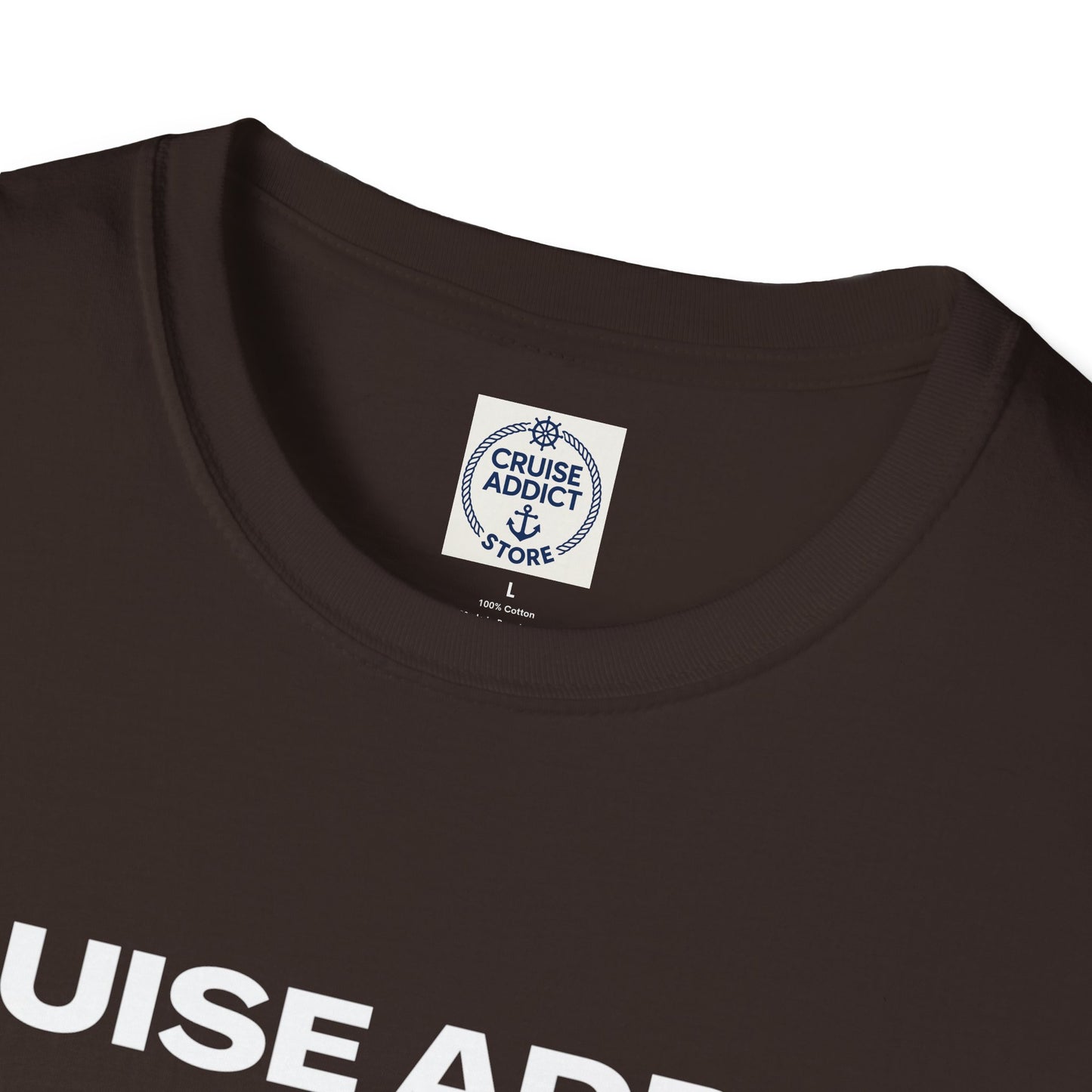 Cruise Addict Nutrition Label T-Shirt  Unisex Softstyle Shirt
