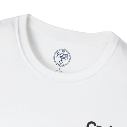 Cruise Addict Softstyle T-Shirt – 100% Ring-Spun Cotton, Lightweight Comfort, DTG Front & Back Print