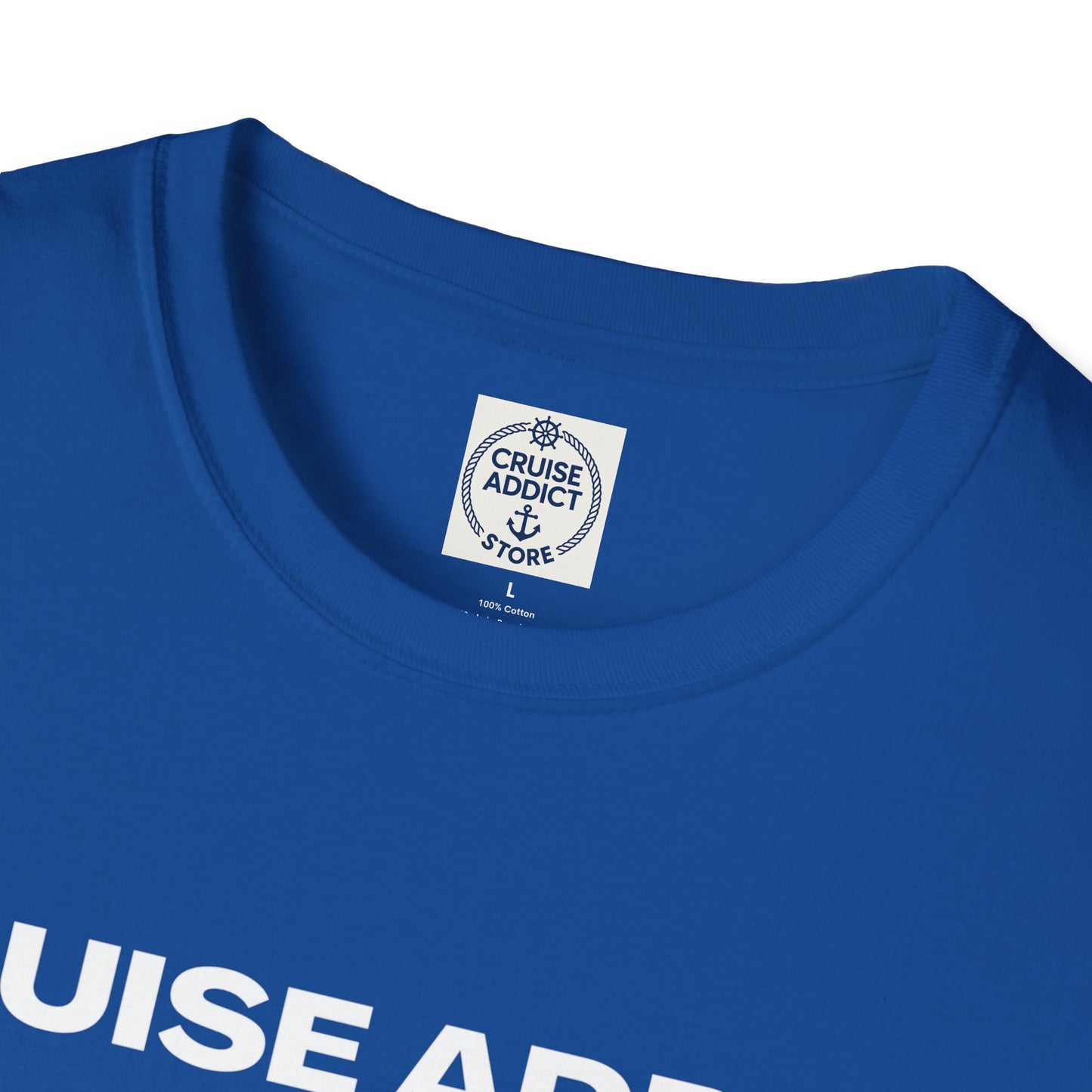 Cruise Addict Nutrition Label T-Shirt  Unisex Softstyle Shirt