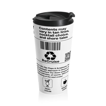 Cruise Addict Travel Mug - Stainless Steel, 15 oz, Insulated, Perfect for Coffee & Tea Lovers