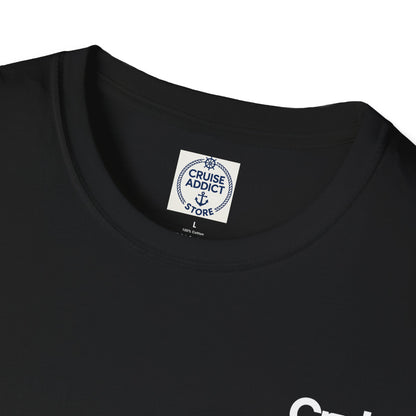 Cruise Addict Softstyle T-Shirt – 100% Ring-Spun Cotton, Lightweight Comfort, DTG Front & Back Print