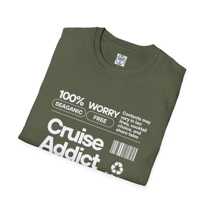 Cruise Addict Softstyle T-Shirt – 100% Ring-Spun Cotton, Lightweight Comfort, DTG Front Print