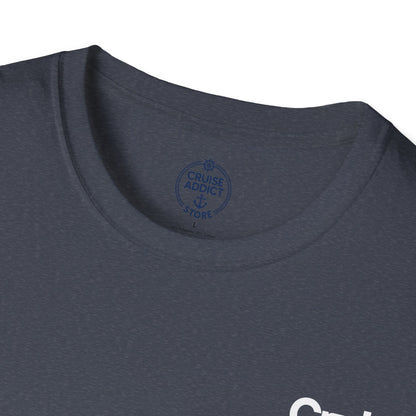 Cruise Addict Softstyle T-Shirt – 100% Ring-Spun Cotton, Lightweight Comfort, DTG Front & Back Print