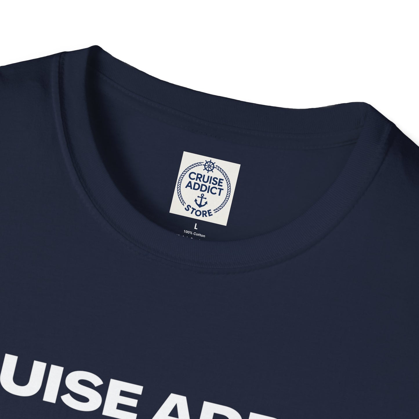 Cruise Addict Nutrition Label T-Shirt  Unisex Softstyle Shirt