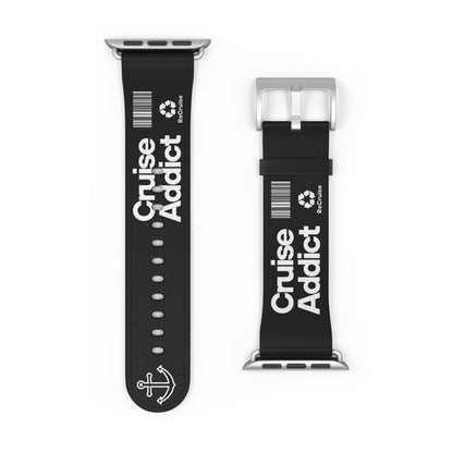 Cruise Addict Watch Band - Anchor Stripe Apple Watch Strap for Ocean Lovers | Summer Cruise & Beach Vibes Accessory