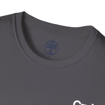Cruise Addict Softstyle T-Shirt – 100% Ring-Spun Cotton, Lightweight Comfort, DTG Front & Back Print