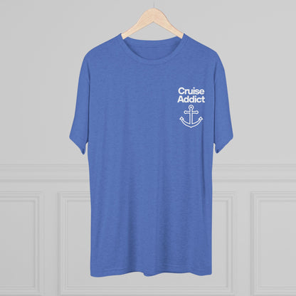 Cruise Addict Tri-Blend Tee – Ultra Soft, Durable Comfort with DTG Front & Back Print