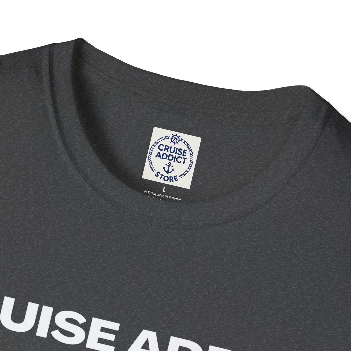 Cruise Addict Nutrition Label T-Shirt  Unisex Softstyle Shirt