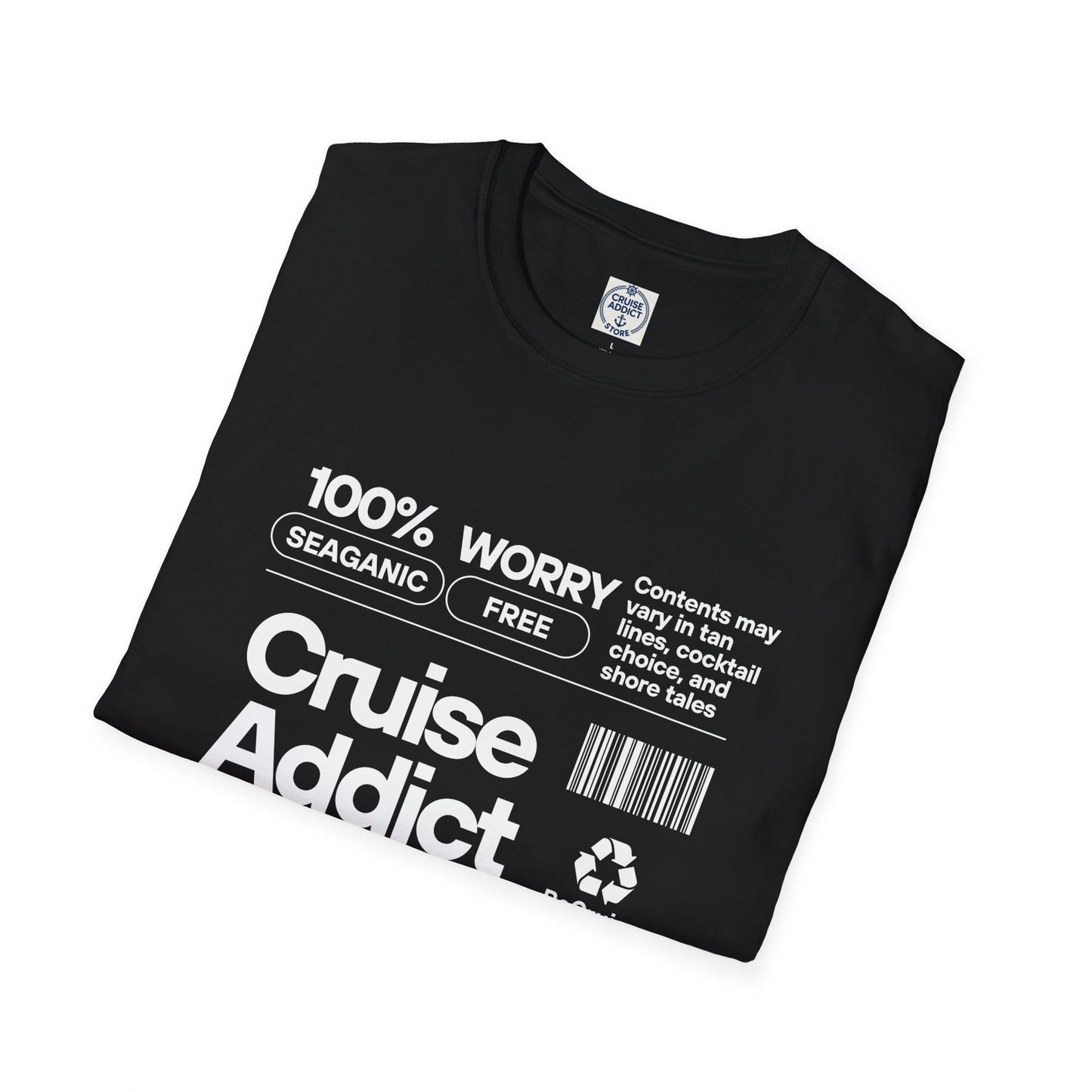 Cruise Addict Softstyle T-Shirt – 100% Ring-Spun Cotton, Lightweight Comfort, DTG Front Print
