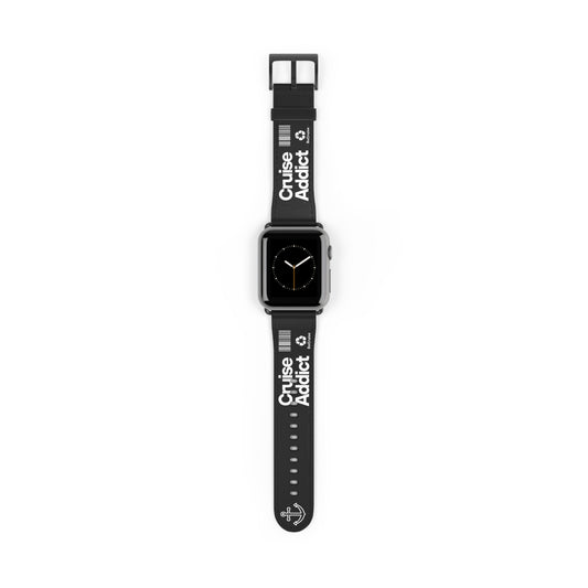 Cruise Addict Watch Band - Anchor Stripe Apple Watch Strap for Ocean Lovers | Summer Cruise & Beach Vibes Accessory