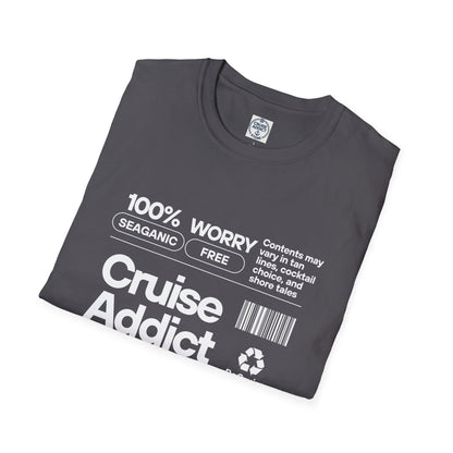 Cruise Addict Softstyle T-Shirt – 100% Ring-Spun Cotton, Lightweight Comfort, DTG Front Print