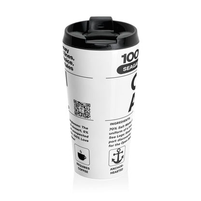 Cruise Addict Travel Mug - Stainless Steel, 15 oz, Insulated, Perfect for Coffee & Tea Lovers