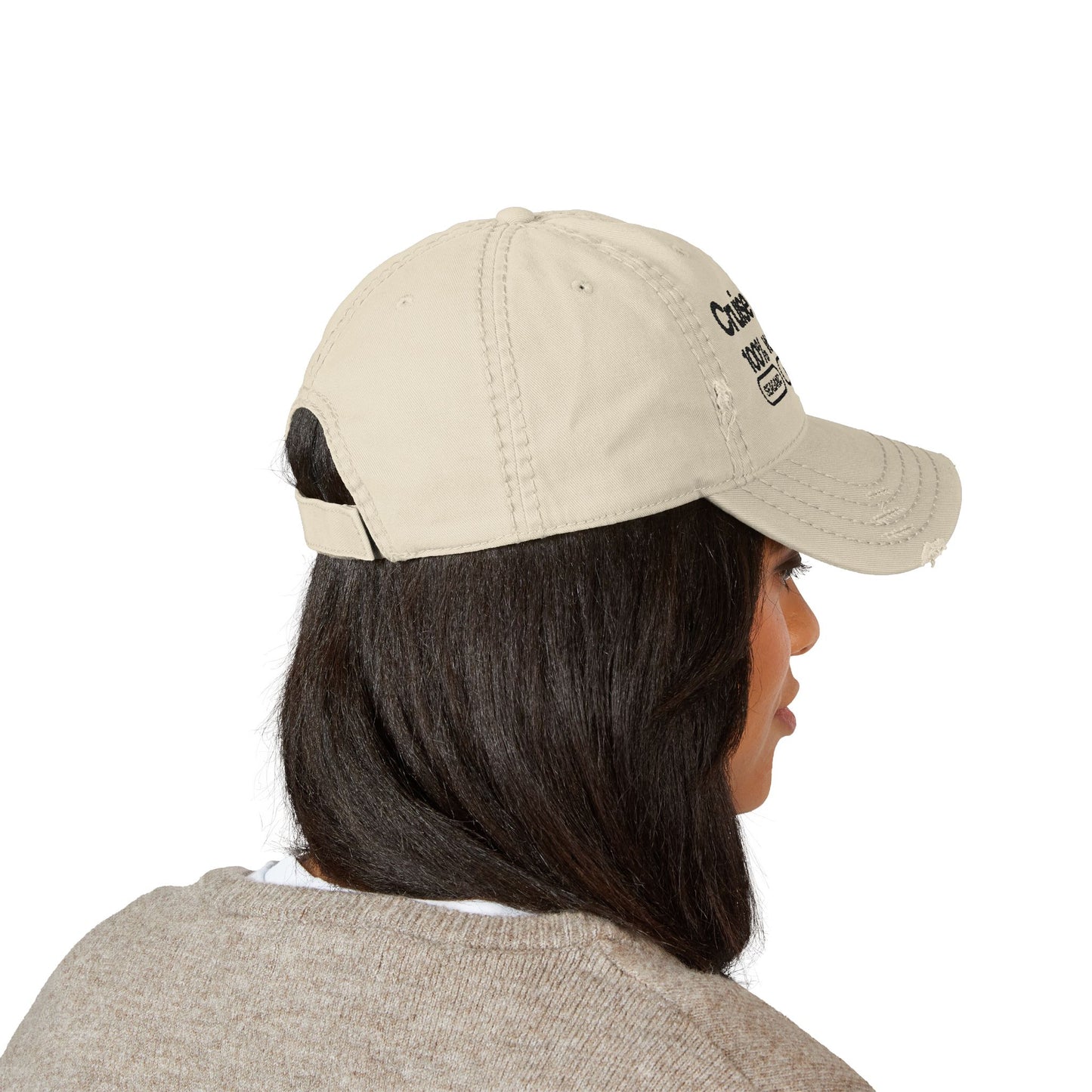 Distressed Hat - Cruise Addict embroidered design