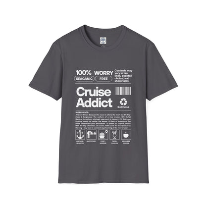 Cruise Addict Softstyle T-Shirt – 100% Ring-Spun Cotton, Lightweight Comfort, DTG Front Print