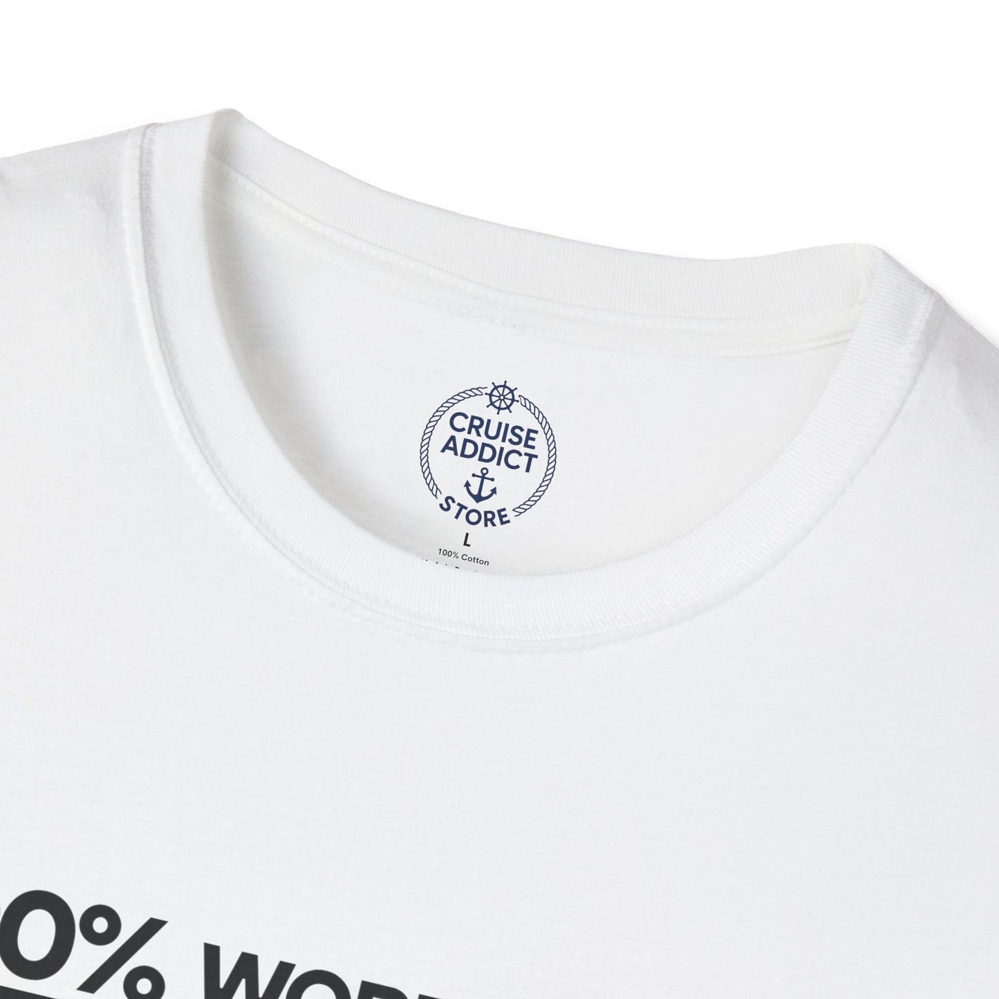Cruise Addict Softstyle T-Shirt – 100% Ring-Spun Cotton, Lightweight Comfort, DTG Front Print