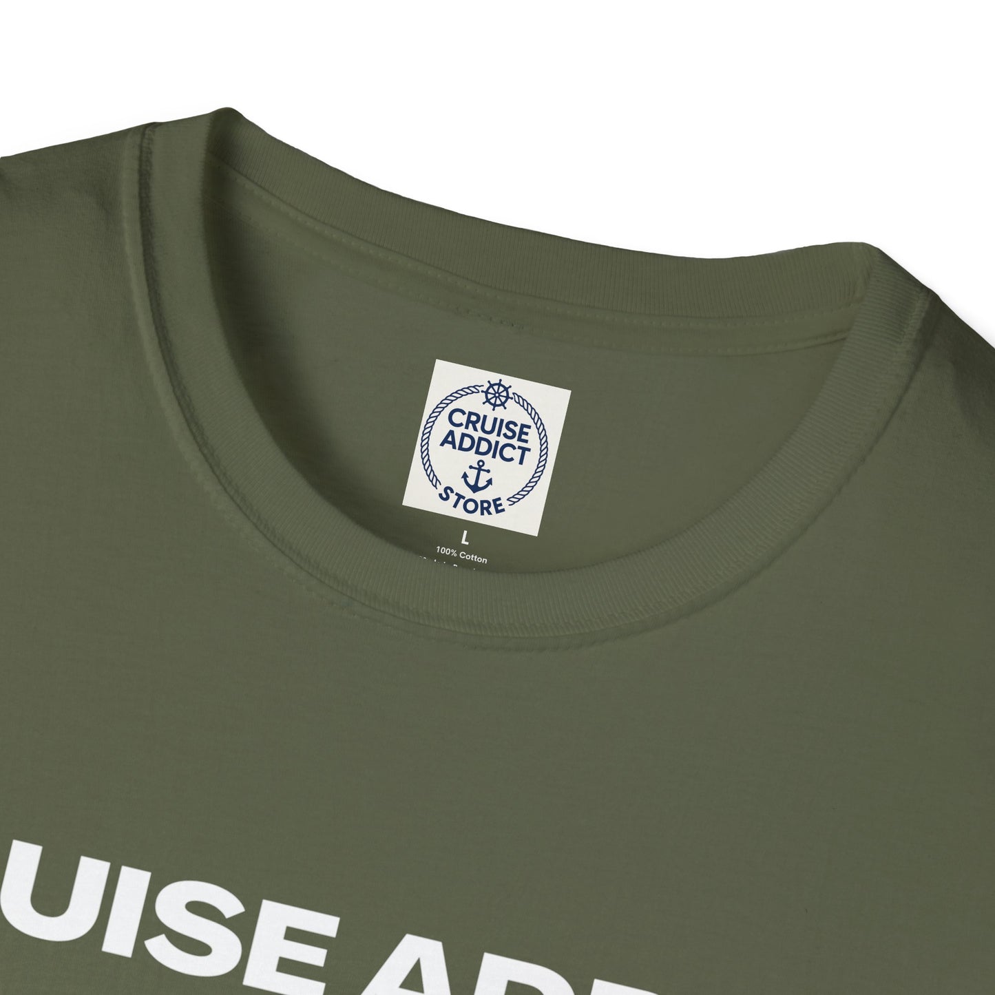 Cruise Addict Nutrition Label T-Shirt  Unisex Softstyle Shirt