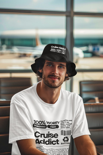 Cruise Addict Embroidered Bucket Hat