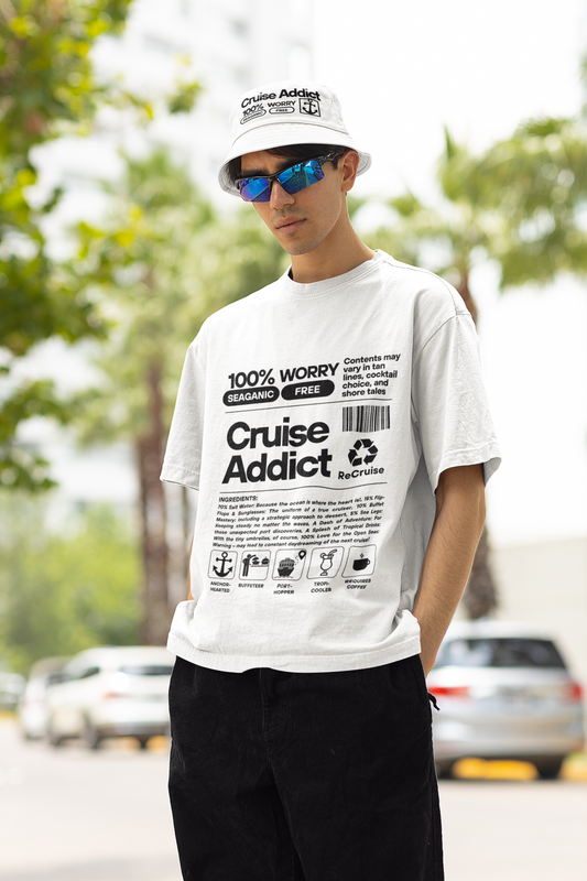 Cruise Addict Embroidered Bucket Hat