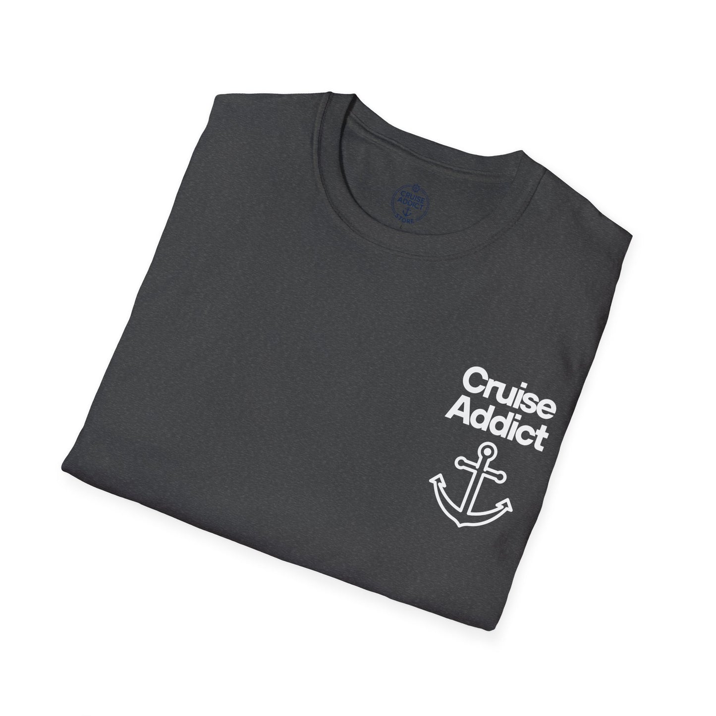 Cruise Addict Softstyle T-Shirt – 100% Ring-Spun Cotton, Lightweight Comfort, DTG Front & Back Print