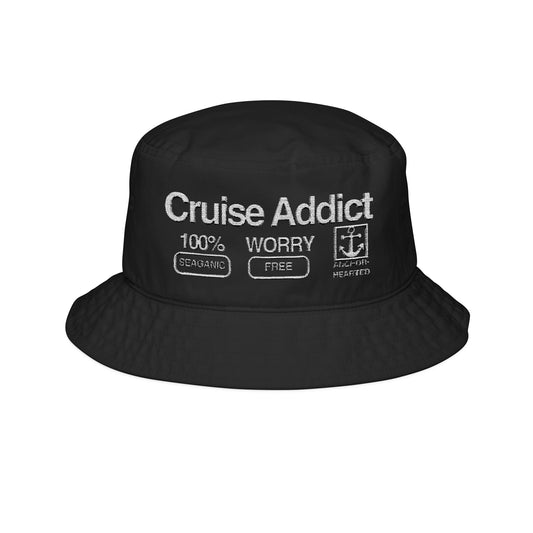 Cruise Addict Embroidered Bucket Hat