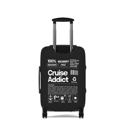 Cruise Addict Luggage Cover -  Multiple Sizes, Easy Handle Access, Durable Zipper